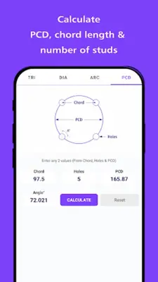 Triangle Degree Calculator android App screenshot 0