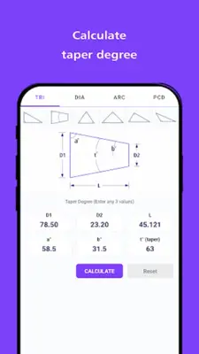 Triangle Degree Calculator android App screenshot 4