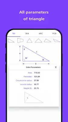 Triangle Degree Calculator android App screenshot 5