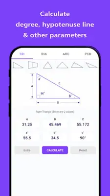 Triangle Degree Calculator android App screenshot 6